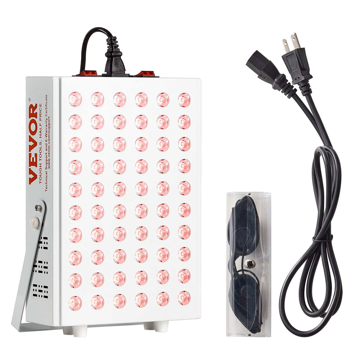 Red Light Therapy for Body Face, 60 Dual-Chip LEDs, Red 660nm & Near Infrared 850nm Combo, High Power Red Light Therapy Panel for Recovery, Pain Relief, Wound Healing, Skin Health, 80W